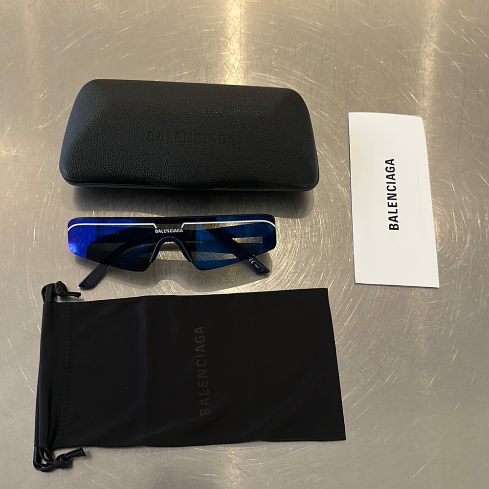 Balenciaga Blue and Black Women's Glasses